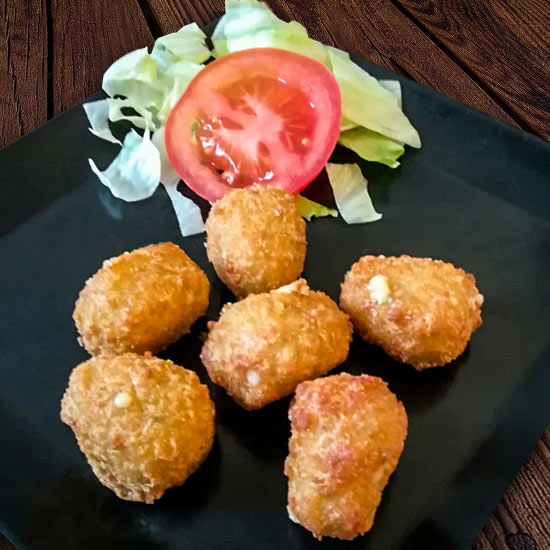 Chicken Nuggets mit Chili-Cheese, 6 Stück