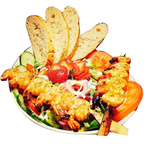 Scampberry Salat