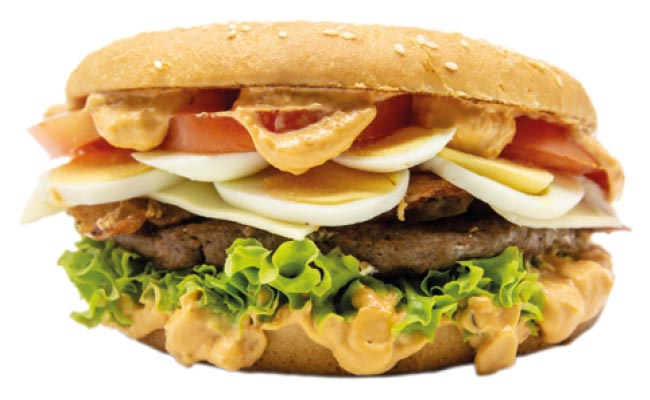 Bacon Eggs Burger