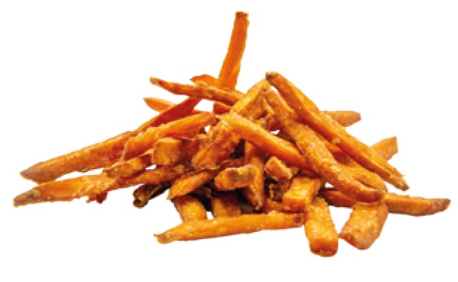 Süsskartoffel Pommes frites, 250g