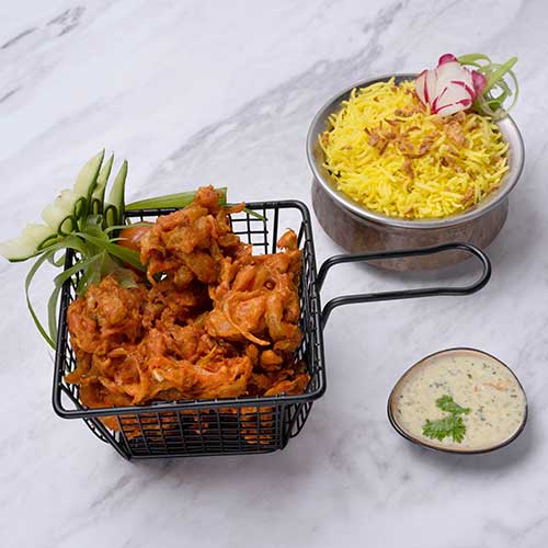 Onion Baji (pikant, vegetarisch)