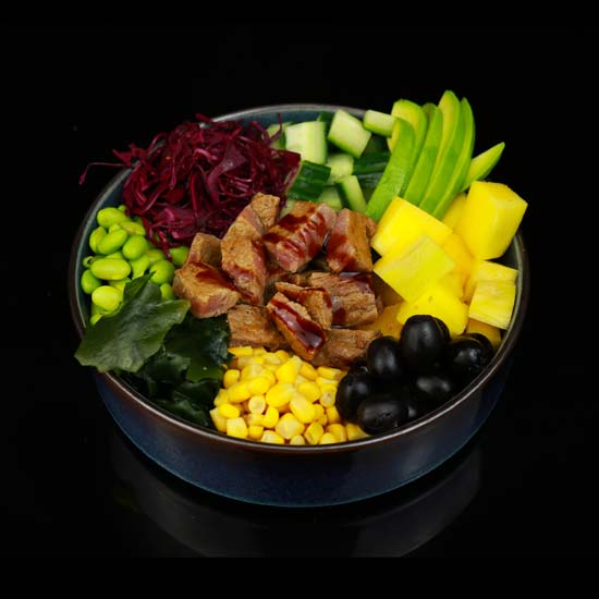 Rindfleisch Poke Bowl