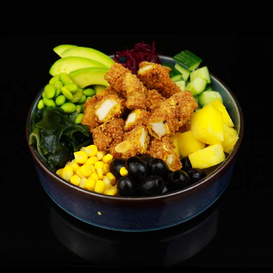Hähnchen Poke Bowl