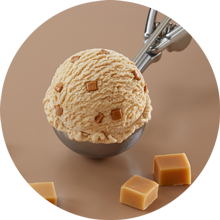 Kugel Toffee im Becher