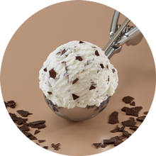 Kugel Stracciatella im Becher