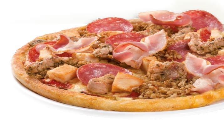Pizza Fleisch Pur