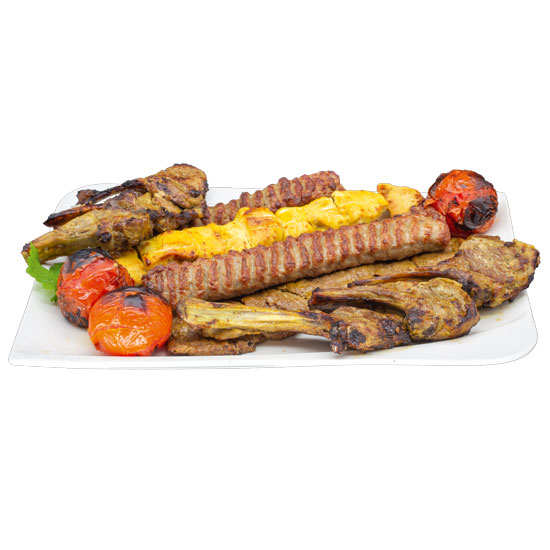 Khorshid Grillplatte, für 3 Personen