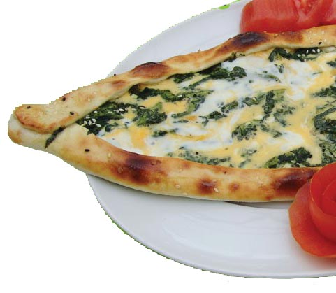 Pide mit Spinat & Ei