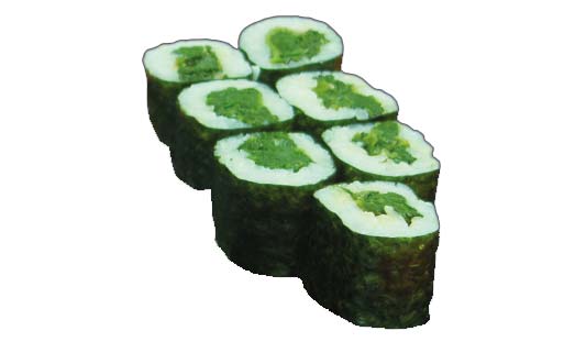 Spinat Maki (vegetarisch), 8 Stück