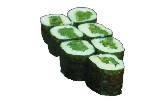 Wakame-Algen Maki (vegetarisch), 8 Stück