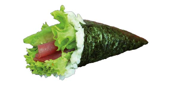 Thunfisch Temaki Handroll, 1 Stück