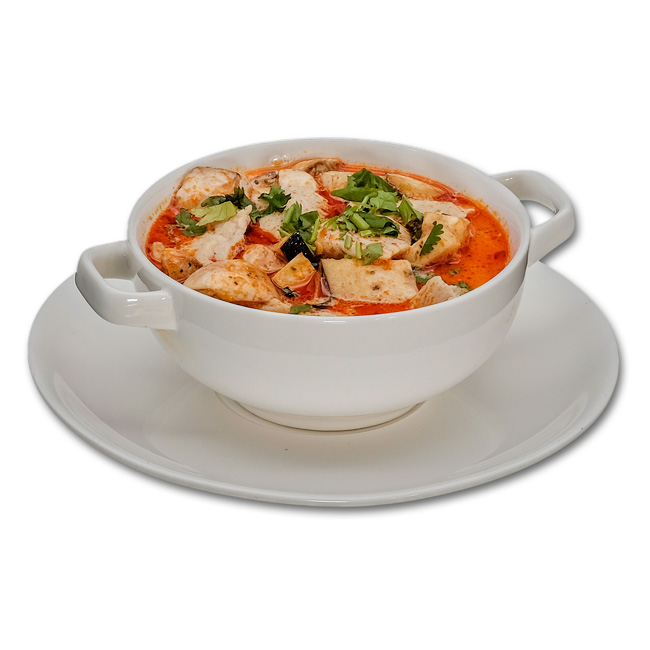 Kokos Suppe mit Huhn