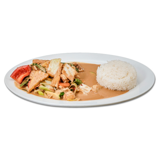 Tofu Erdnußsauce