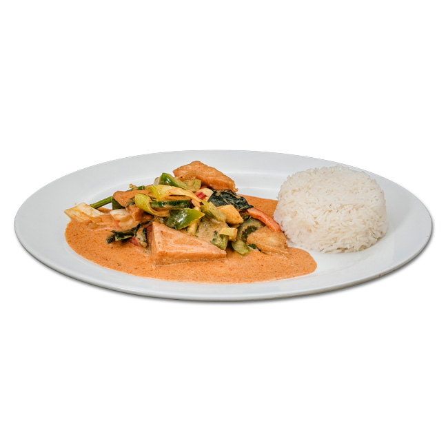 Tofu mit rotem Thai-Curry