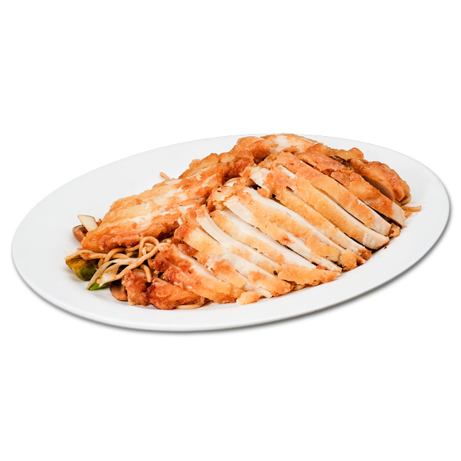 Nudeln Gebackene Hähnchen