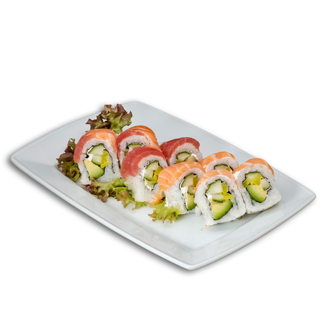 Rainbow Roll, 8 Stück