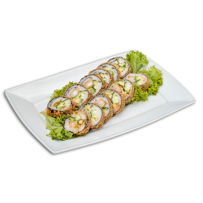 Baked Tempura Shrimps Roll, 6 Stück