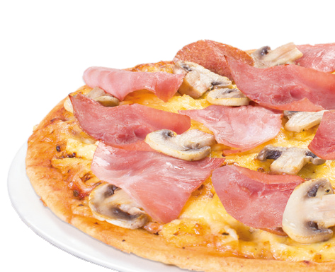 Pizza Funghi-Prosciutto