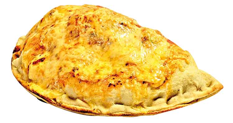 Pizza Calzone zusammenstellen