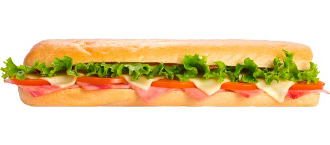 Croque Schinken, ca. 28 cm