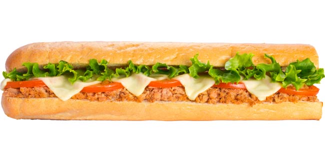 Croque Thunfisch, ca. 28 cm