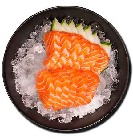 Lachs Sashimi, 10 Stück