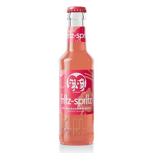 Fritz Spritz Bio Rhabarberschorle, 0,2 l