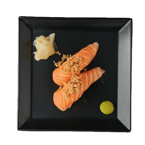 Crispy Salmon Nigiri, 2 Stück