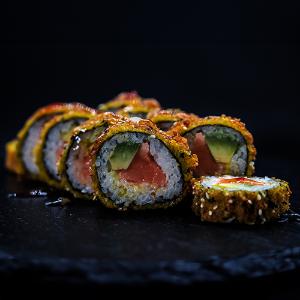 Crunchy Roll Lachs, 10 Stück