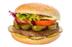 Chili-Cheeseburger, 125 g
