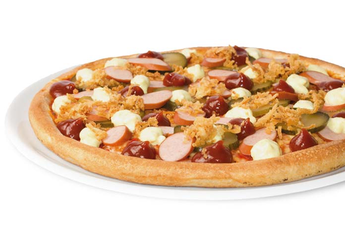 Pizza Hot Dog Würstchen