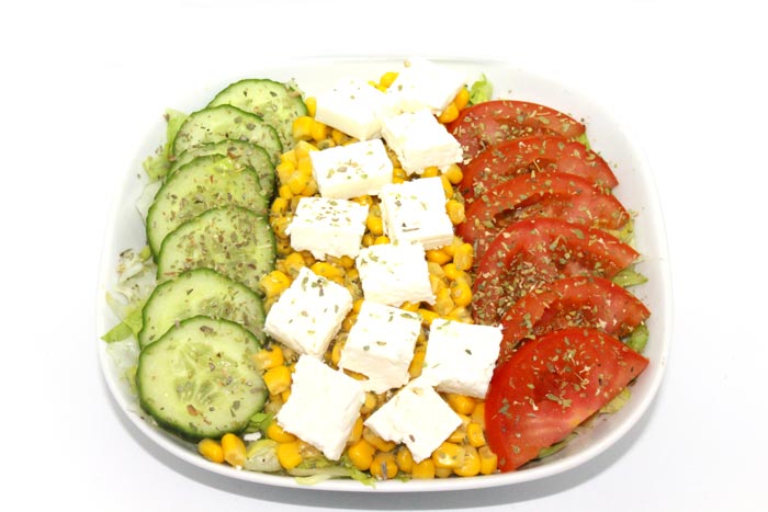 Schafskäse Salat (vegetarisch)