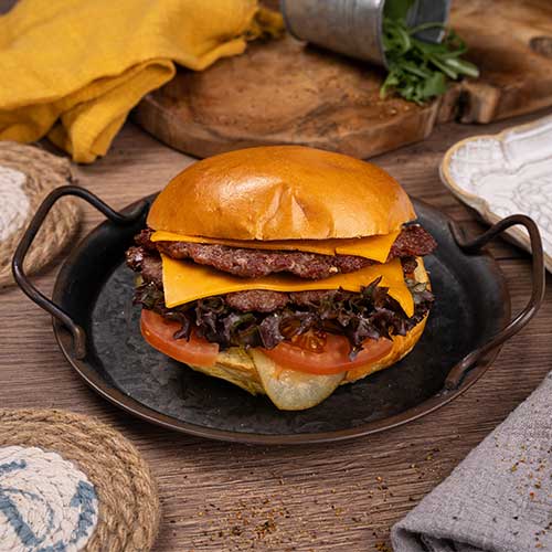 Doppel-Cheeseburger