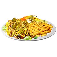 Dönerteller Mexicano (Drehspieß)