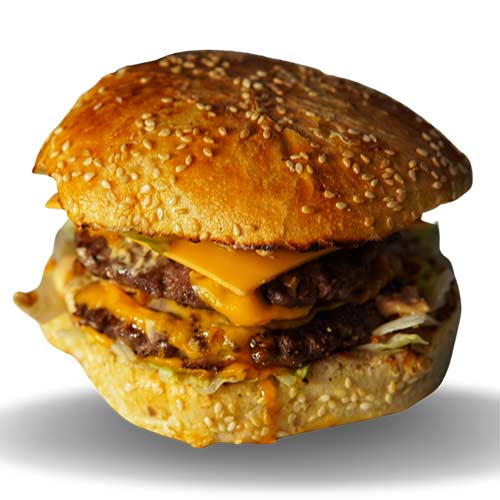 Dubble Ruffy Cheeseburger XXL (halal)