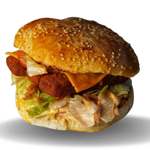 Spezial Jimbei Fisch Burger