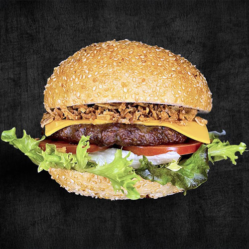 Cheeseburger Menü mit Pommes & Softdrink