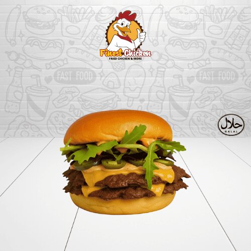 Double Smash Chili Cheese Burger