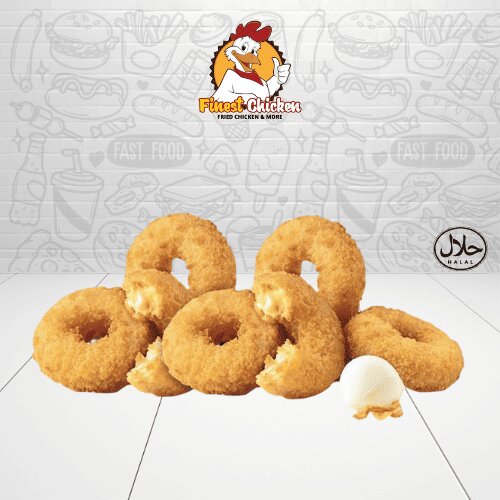 Mozzarella Onion Rings, 8 Stück