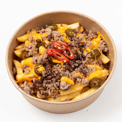 Hot Beef Pommes frites