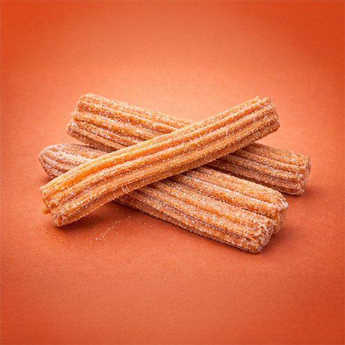 XXL Churros (vegetarisch, außen knusprig, innen soft), 4 Stück