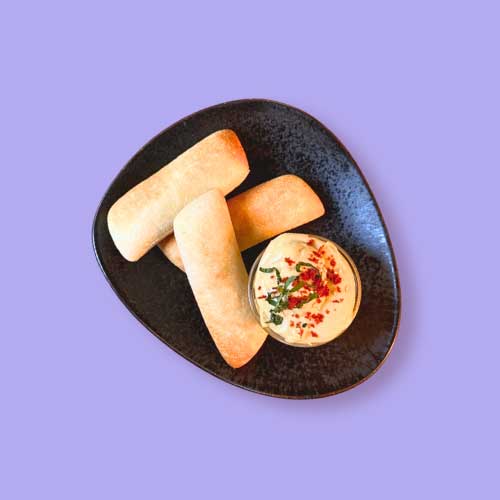 Breadsticks & Hummus (vegan), 3 Stück