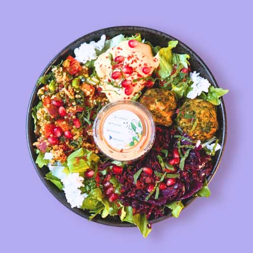 Hummus Avocado Bowl (vegan)