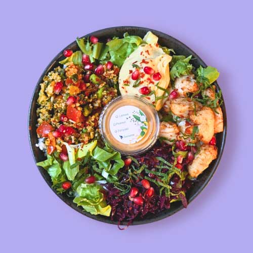 Oriental Chicken Salad (vegan)