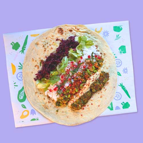 Power Falafel Wrap