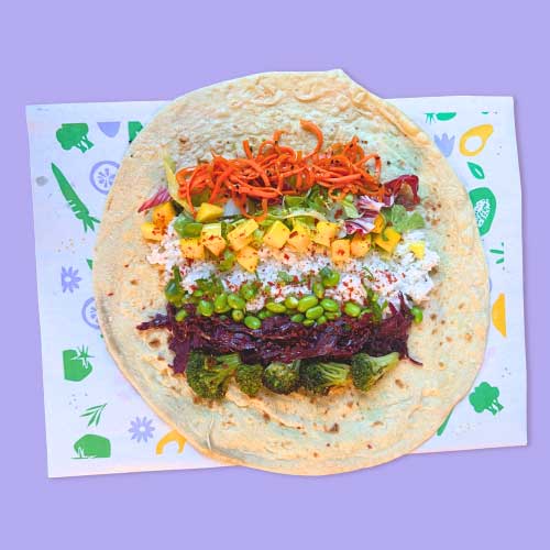 Rainbow Wrap (vegan)