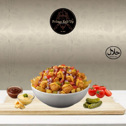 Crispy Chick'n Cheese Fries