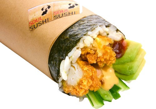 Chicken Karaage Burrito