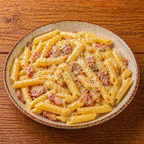 Penne Carbonara (Halal)