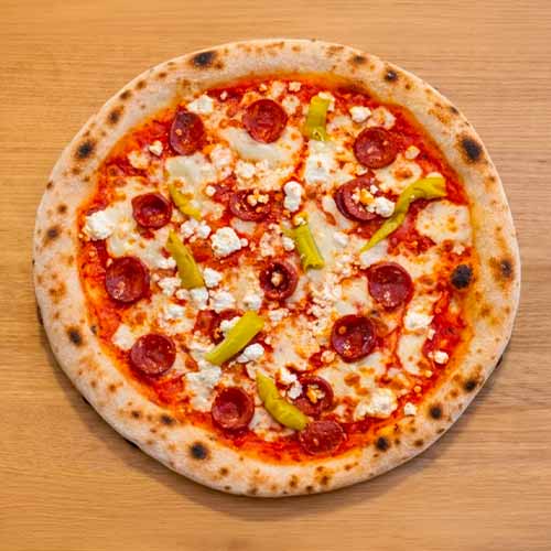 Pizza Red Sucuk Classic (Halal), Ø 33 cm